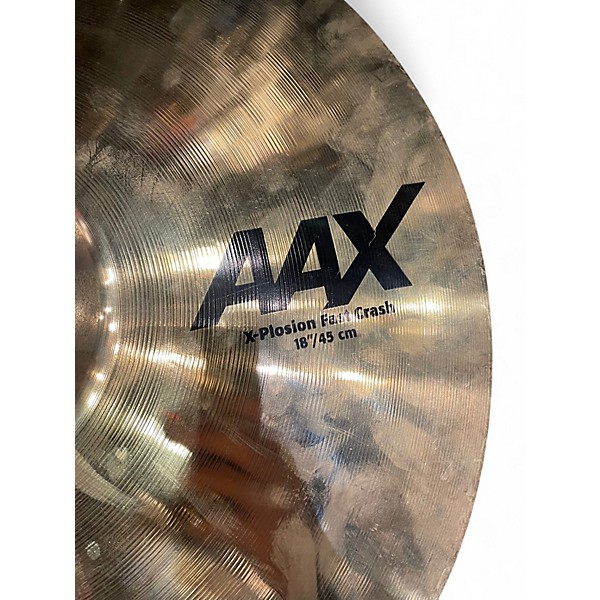 Used SABIAN 18in AAX Xplosion Fast Crash Cymbal