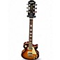 Used 2023 Epiphone Les Paul Standard Iced Tea Solid Body Electric Guitar thumbnail