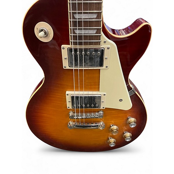 Used 2023 Epiphone Les Paul Standard Iced Tea Solid Body Electric Guitar