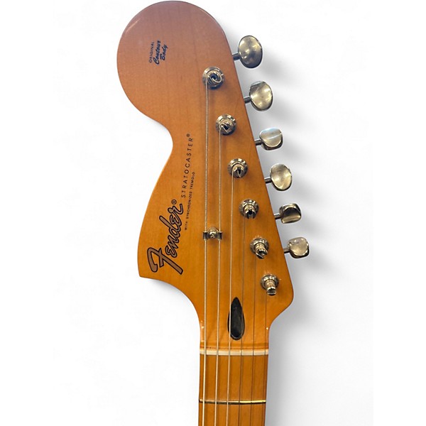Used Fender Jimi Hendrix Stratocaster 3 Color Sunburst Solid Body Electric Guitar