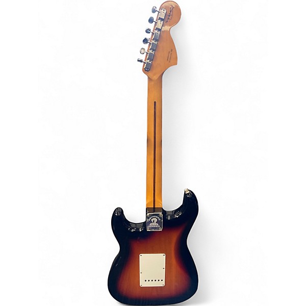 Used Fender Jimi Hendrix Stratocaster 3 Color Sunburst Solid Body Electric Guitar