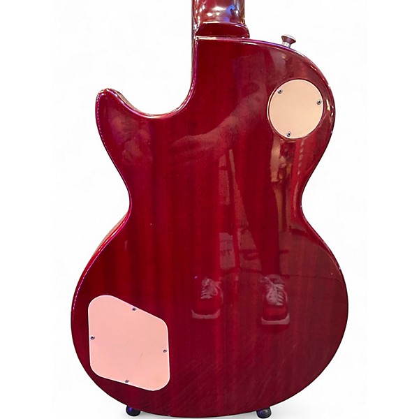 Used Epiphone Les Paul Classic Crimson Red Trans Solid Body Electric Guitar