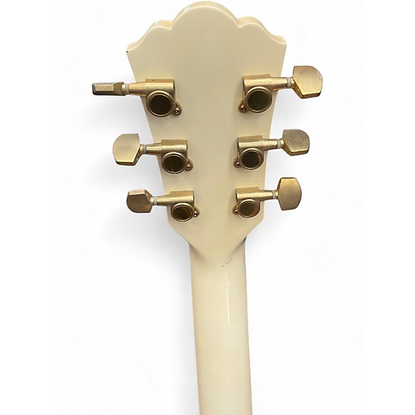 Used Washburn D2001PWH Antique White Acoustic Guitar