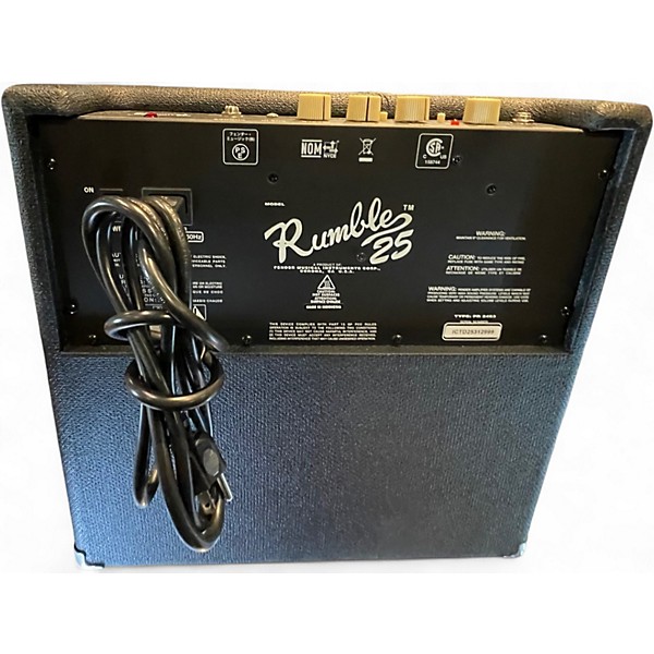 Used 2025 Fender Rumble 25 25W 1x10 Bass Combo Amp