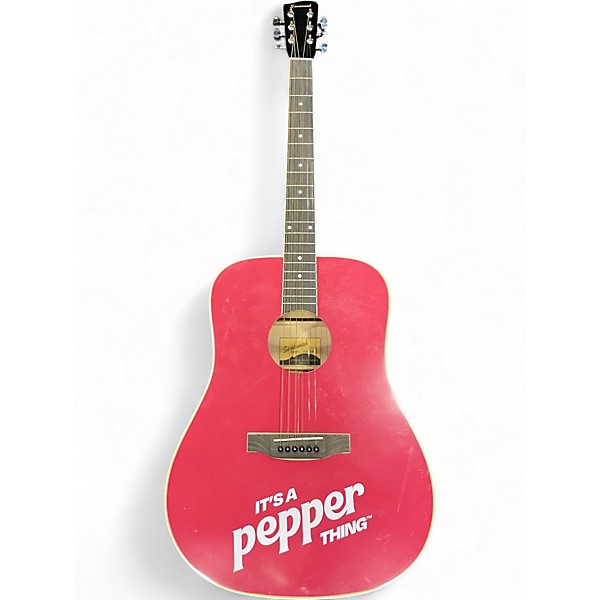 Used Savannah SGD-12 RED Acoustic Guitar