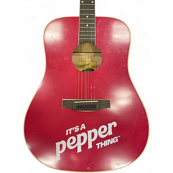 Used Savannah SGD-12 RED Acoustic Guitar