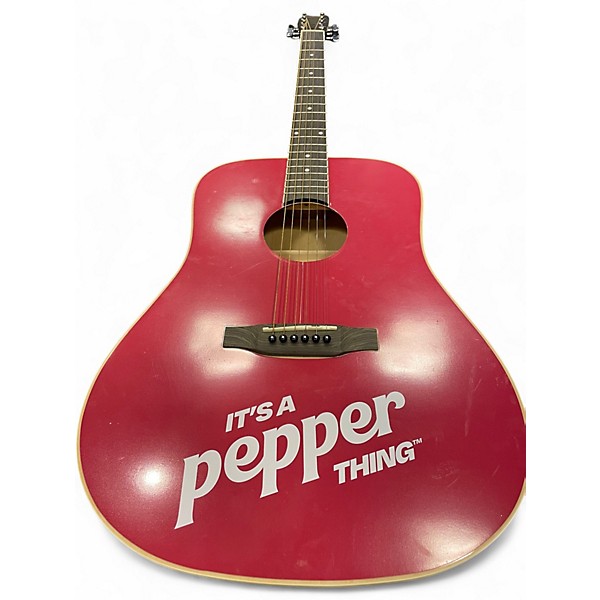 Used Savannah SGD-12 RED Acoustic Guitar