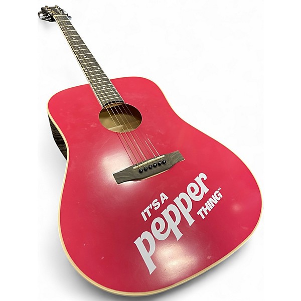 Used Savannah SGD-12 RED Acoustic Guitar