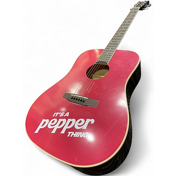Used Savannah SGD-12 RED Acoustic Guitar