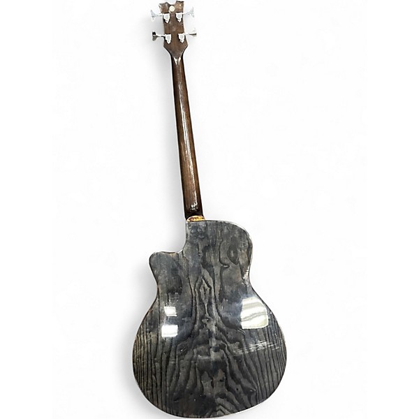 Used Dean eqaba tbk Trans Black Acoustic Bass Guitar