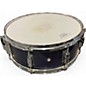 Used Taye Drums 14in RockPro Snare Blue Black Drum