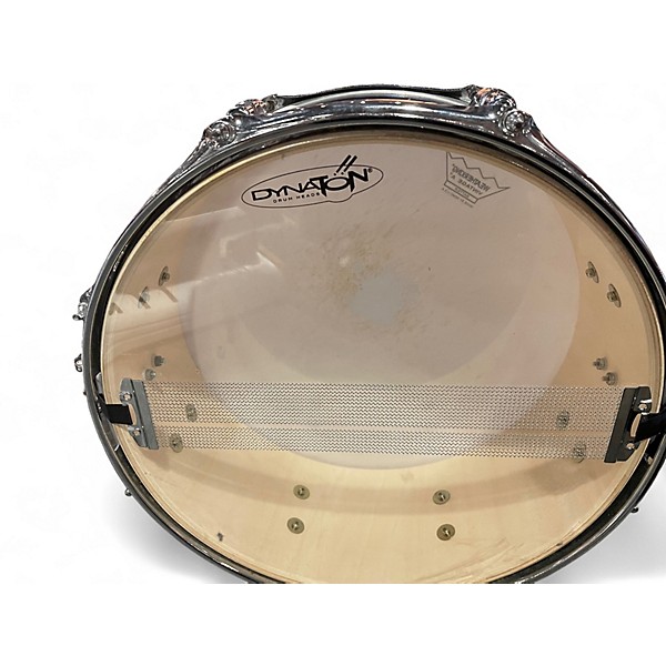 Used Taye Drums 14in RockPro Snare Blue Black Drum