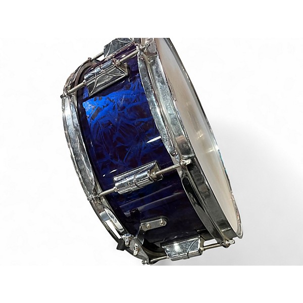 Used Taye Drums 14in RockPro Snare Blue Black Drum