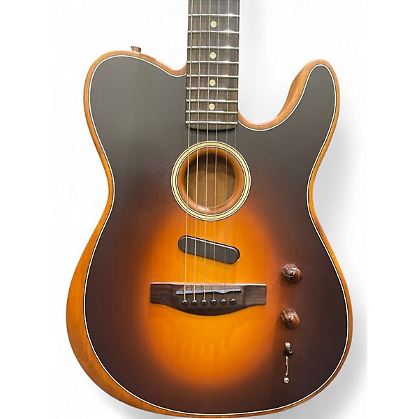 Used Fender Acoustasonic Player Telecaster 2 Color Sunburst Acoustic Electric Guitar