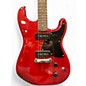Used Squier Paranormal Strat-O-Sonic Cherry Solid Body Electric Guitar