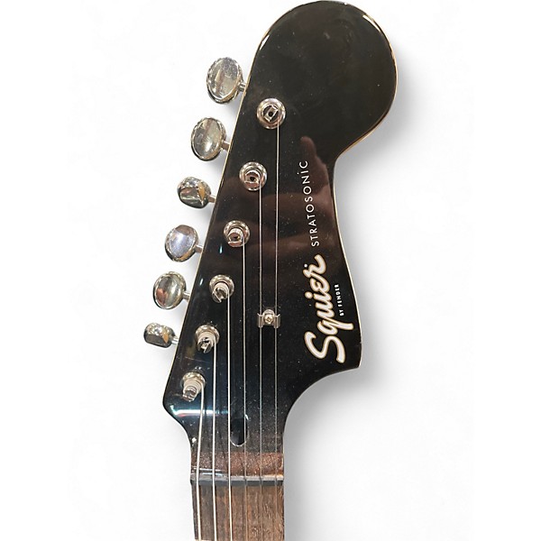 Used Squier Paranormal Strat-O-Sonic Cherry Solid Body Electric Guitar