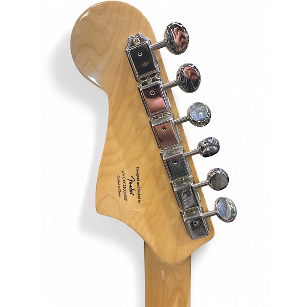 Used Squier Paranormal Strat-O-Sonic Cherry Solid Body Electric Guitar