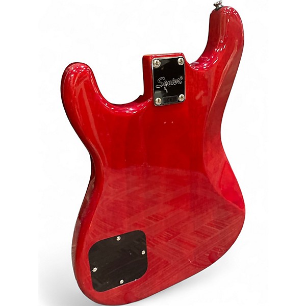 Used Squier Paranormal Strat-O-Sonic Cherry Solid Body Electric Guitar