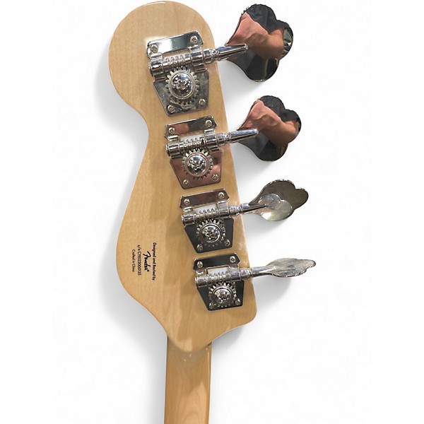 Used Squier paranormal rascal bass Green Solid Body Electric Guitar