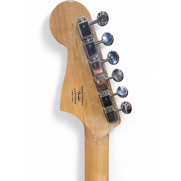 Used Squier Paranormal Strat-O-Sonic TV Yellow Solid Body Electric Guitar