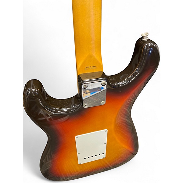 Vintage 1994 Fender MIJ Stratocaster 3 Tone Sunburst Solid Body Electric Guitar