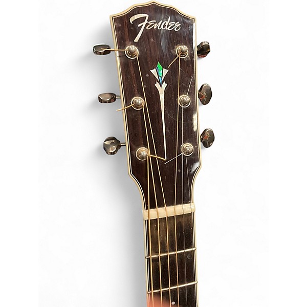 Used Fender Paramount PM-1 Standard Dreadnought Natural Acoustic Electric Guitar