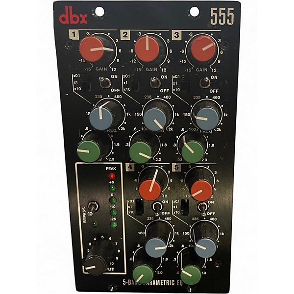 Used dbx 555 5-BAND PARA EQ Rack Equipment