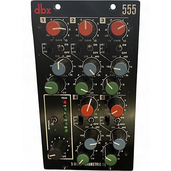 Used dbx 555 5-BAND PARA EQ Rack Equipment