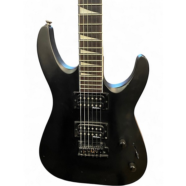 Used Jackson JS22 Dinky Satin Black Solid Body Electric Guitar