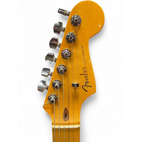 Used Fender American Ultra Stratocaster Blonde Solid Body Electric Guitar