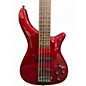 Used Rogue LX205B Candy Apple Red Electric Bass Guitar
