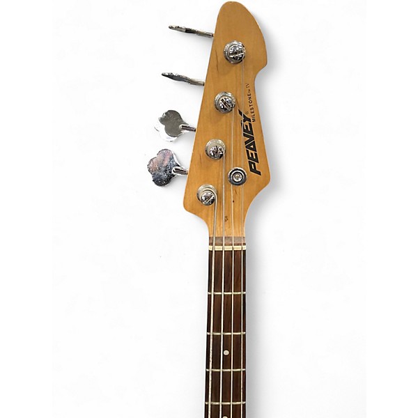 Used Peavey Milestone IV purple Electric Bass Guitar