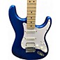 Used Squier STRATOCASTER Electron Blue Metallic Solid Body Electric Guitar thumbnail