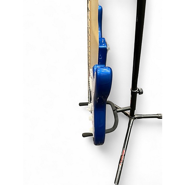 Used Squier STRATOCASTER Electron Blue Metallic Solid Body Electric Guitar