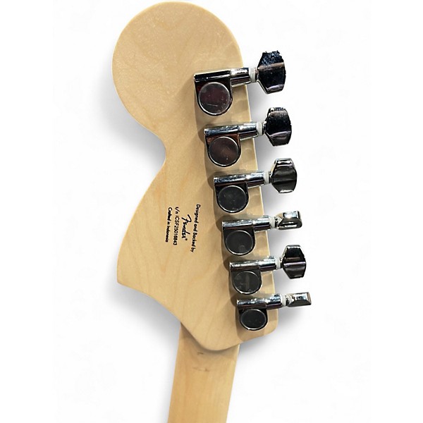 Used Squier STRATOCASTER Electron Blue Metallic Solid Body Electric Guitar