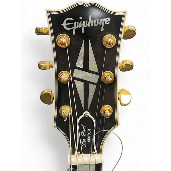 Used Epiphone LES PAUL CUSTOM INSPIRED BY GIBSON SG Arctic White Solid Body Electric Guitar
