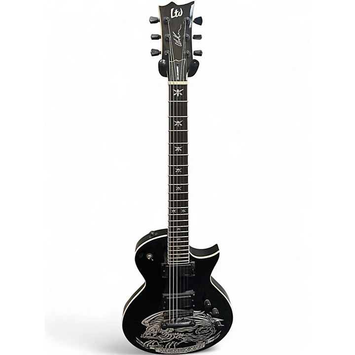 アメリカンイーグル Used ESP LTD WA600 Will Adler Signature Black and Silver Solid