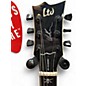 Used ESP LTD WA600 Will Adler Signature Black and Silver Solid Body Electric Guitar