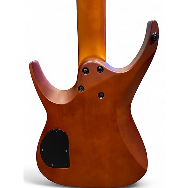 Used Dean EXILE SELECT 7 STRING MULTI SCALE WITH KAHLER SATIN NATURAL BLACK BURST Solid Body Electric Guitar