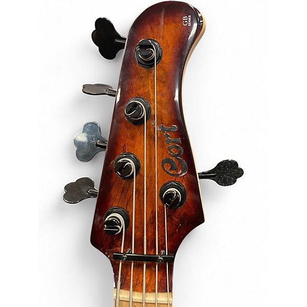 Used Cort GB FUSION 5 Amber Electric Bass Guitar