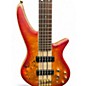 Used Jackson Pro Series Spectra Bass SB V  BURL SUNBURST Electric Bass Guitar