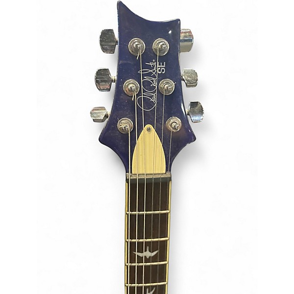 Used PRS SE Standard 24 Translucent Blue Solid Body Electric Guitar
