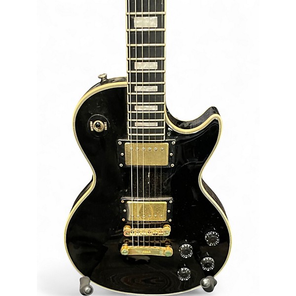 Used Epiphone Les Paul Custom Pro Black Solid Body Electric Guitar