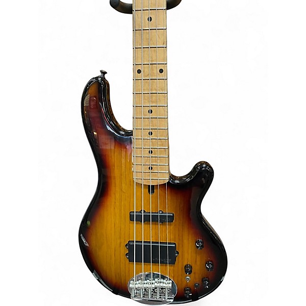 Used Lakland 55-02 Skyline Series 5 String 3 Color Sunburst Electric Bass Guitar