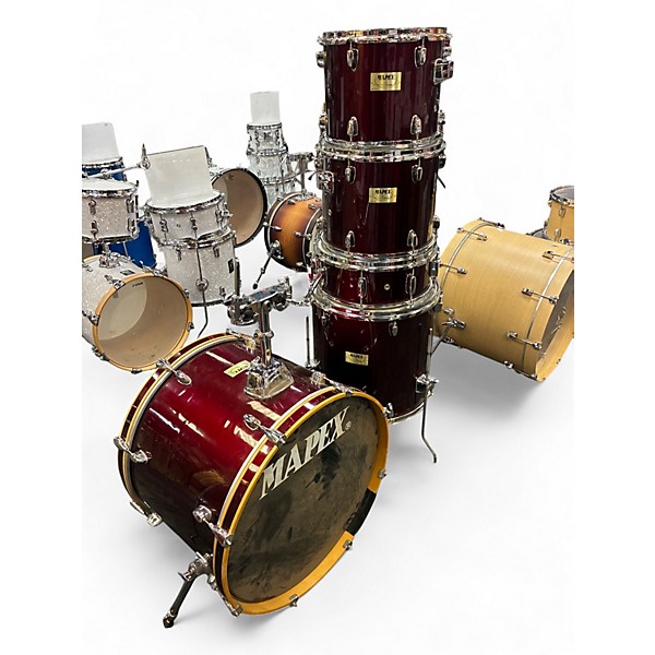 Used Mapex 5 Piece V SERIES RED Drum Kit