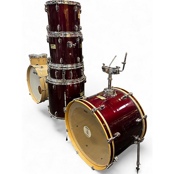 Used Mapex 5 Piece V SERIES RED Drum Kit