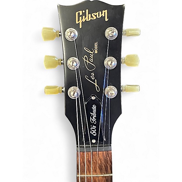 Used Gibson Les Paul 50'S Tribute Tobacco Sunburst Solid Body Electric Guitar