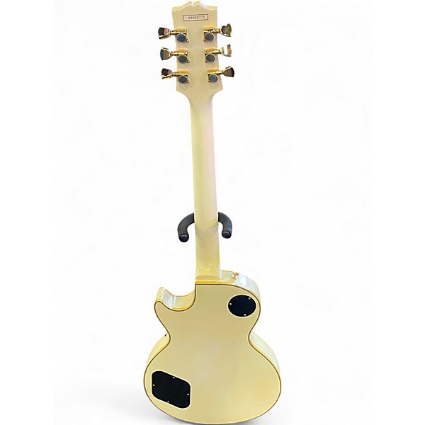 Used Epiphone Les Paul Custom white Solid Body Electric Guitar