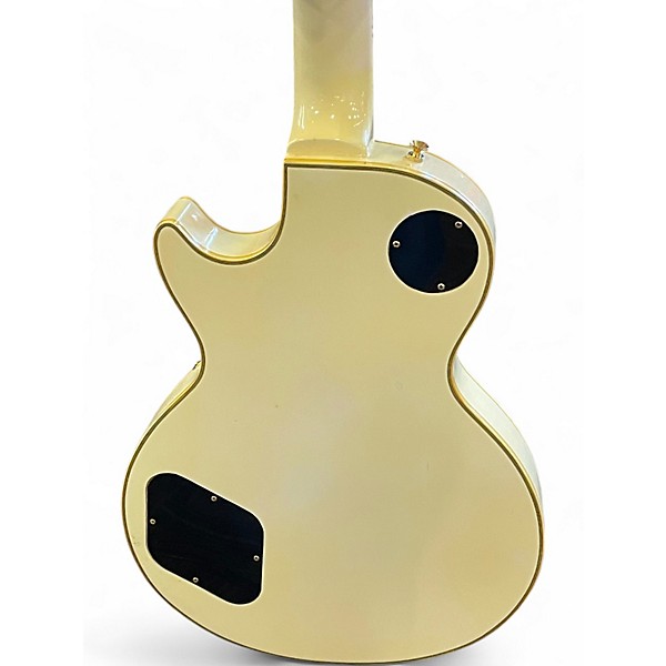 Used Epiphone Les Paul Custom white Solid Body Electric Guitar