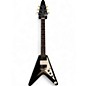 Used Epiphone FLYING V Ebony Solid Body Electric Guitar thumbnail